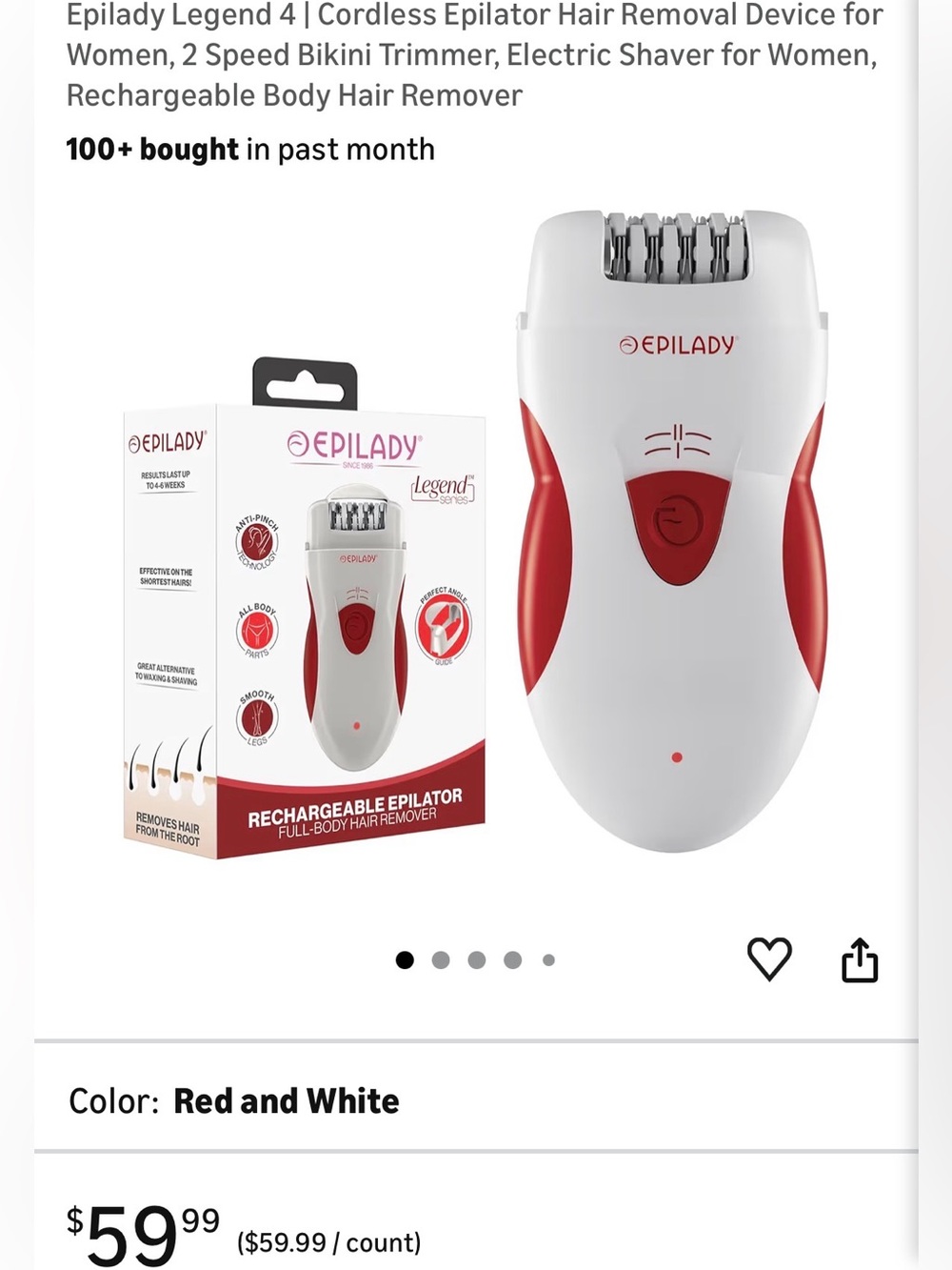 Waterproof Personal Epilator epilady